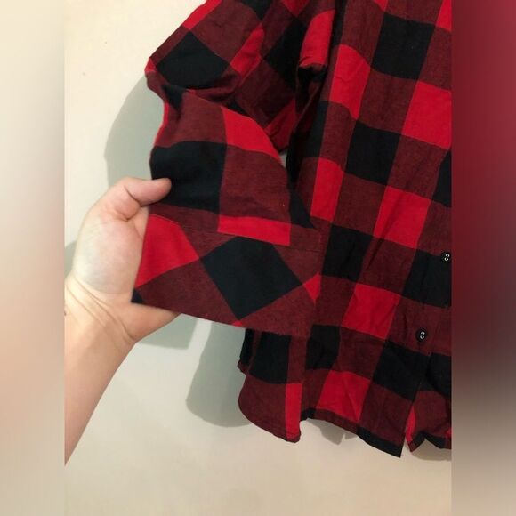 📳 Auden | Plaid Sleep Top - Picture 2 of 4